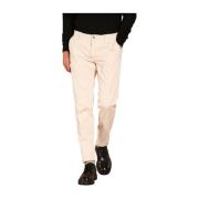 Slim Fit Witte Chino Broek Mason's , White , Heren