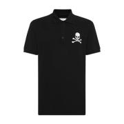 Klassieke Polo Shirt in Diverse Kleuren Philipp Plein , Black , Heren