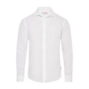 Witte Casual Shirt voor Mannen Orlebar Brown , White , Heren