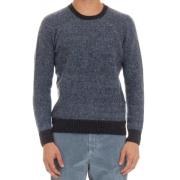 Zachte Crew Neck Sweater Drumohr , Blue , Heren