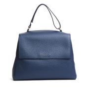 Stijlvolle Dameshandtas in Blauw Orciani , Blue , Dames