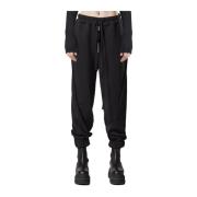 Zachte katoenen broek Thom Krom , Black , Dames