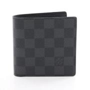 Pre-owned Leather wallets Louis Vuitton Vintage , Black , Dames