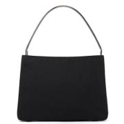 Pre-owned Leather handbags Prada Vintage , Black , Dames