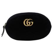 Pre-owned Velvet crossbody-bags Gucci Vintage , Black , Dames