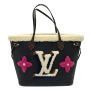 Pre-owned Leather totes Louis Vuitton Vintage , Black , Dames