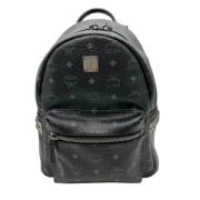 Pre-owned Leather shoulder-bags MCM Pre-owned , Black , Dames