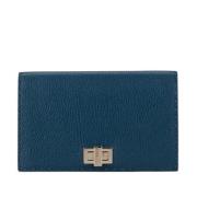 Pre-owned Leather wallets Fendi Vintage , Blue , Dames