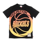 NBA Flames Tee Hardwood Classics Mitchell & Ness , Multicolor , Heren