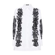 Casual Shirt met Uniek Ontwerp Dolce & Gabbana , White , Dames