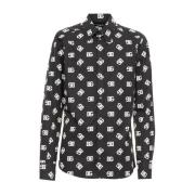 Stijlvolle Shirt voor Mannen en Vrouwen Dolce & Gabbana , Black , Here...