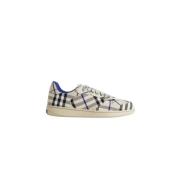 Geruite Terrace Sneakers Burberry , Multicolor , Heren