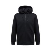 Originele Small Logo Zip Jas Peak Performance , Black , Heren