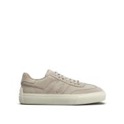 Casual Sneakers in Zwart en Wit Tod's , Gray , Heren