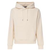 Geborduurd Logo Hoodie Beige Sweater Jacquemus , Beige , Unisex