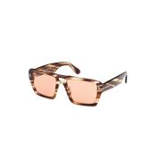 Stijlvolle zonnebril bruine fotochromatische lens Tom Ford , Brown , H...