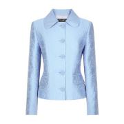 Stijlvolle Jas voor Mannen Dolce & Gabbana , Blue , Dames