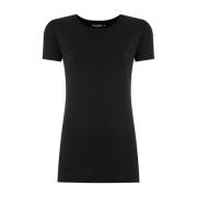 Casual Katoenen T-Shirt Dolce & Gabbana , Black , Dames