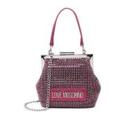 Stijlvolle Retro Muntportemonnee Schoudertas Love Moschino , Pink , Da...