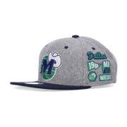 Dallas Mavericks Snapback Pet Grijs Mitchell & Ness , Gray , Heren