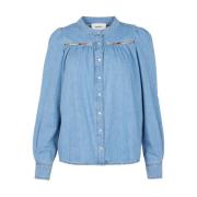 Lwillac Blauwe Blouse Ba&Sh , Blue , Dames