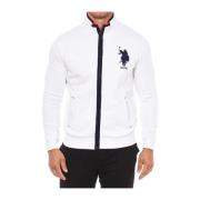 Hoodie met rits U.s. Polo Assn. , White , Heren