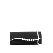 Stijlvolle Clutch Tas in Zwart Mach & Mach , Black , Dames