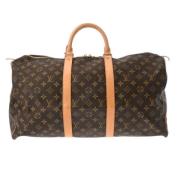 Pre-owned Canvas handbags Louis Vuitton Vintage , Brown , Dames