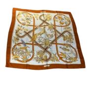 Pre-owned Silk scarves Hermès Vintage , Multicolor , Dames