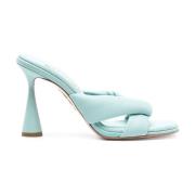 Stijlvolle Mules met Uniek Ontwerp Aquazzura , Blue , Dames