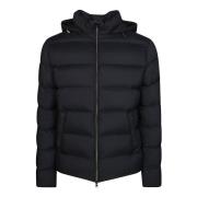 Matte Bomberjack Herno , Black , Heren