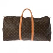 Pre-owned Canvas handbags Louis Vuitton Vintage , Brown , Dames