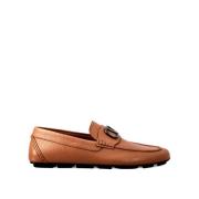 Stijlvolle Loafers met Uniek Design Valentino Garavani , Brown , Heren