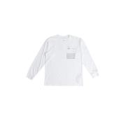 Wit langemouw katoenen T-shirt MM6 Maison Margiela , White , Heren