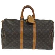 Pre-owned Canvas louis-vuitton-bags Louis Vuitton Vintage , Brown , Da...