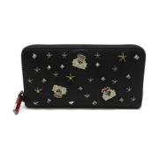 Pre-owned Leather wallets Christian Louboutin Pre-owned , Black , Dame...