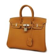 Pre-owned Leather handbags Hermès Vintage , Brown , Dames