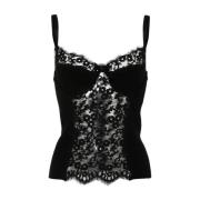 Stijlvolle TOP met D452L344Bwz95708 Detail Ermanno Scervino , Black , ...