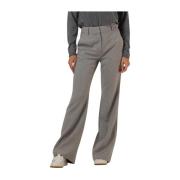 Elegante Witte Pantalon Olivia Fiveunits , Gray , Dames