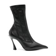 Stijlvolle Laarzen voor Trendy Looks Mugler , Black , Dames