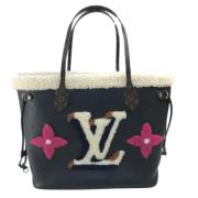 Pre-owned Leather totes Louis Vuitton Vintage , Black , Dames