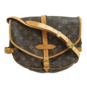 Pre-owned Canvas louis-vuitton-bags Louis Vuitton Vintage , Brown , Da...