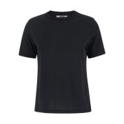 Zwarte Ronde Hals Tee voor Mannen Mauro Grifoni , Black , Dames