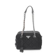 Pre-owned Leather prada-bags Prada Vintage , Black , Dames