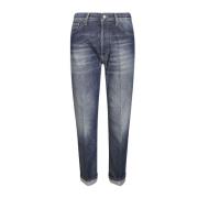 Klassieke Straight Denim Jeans Dondup , Blue , Dames