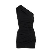 Zwarte Asymmetrische Korte Jurk Aniye By , Black , Dames