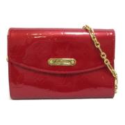 Pre-owned Leather louis-vuitton-bags Louis Vuitton Vintage , Red , Dam...