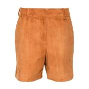 Modieuze Denim Shorts met Unieke Stijl Ermanno Scervino , Brown , Dame...