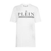 Grafisch T-shirt Philipp Plein , White , Dames