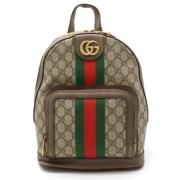 Pre-owned Plastic shoulder-bags Gucci Vintage , Beige , Dames